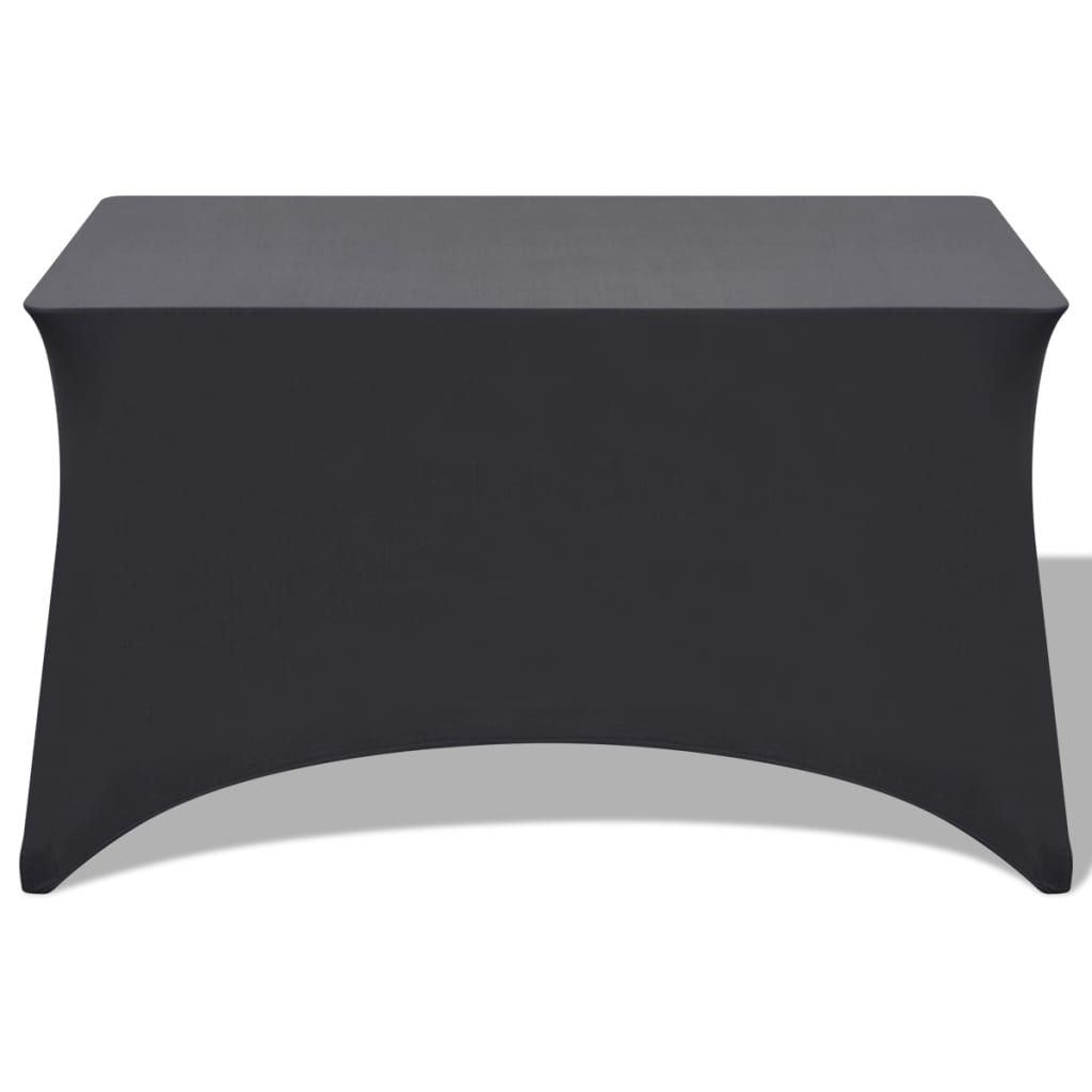 Tafelhoes Stretch Antraciet 120X60,5X74 Cm 2 St