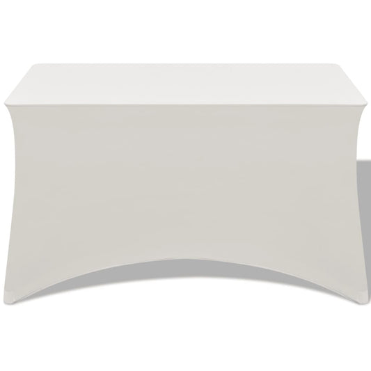 Tafelhoes Stretch 243X76X74 Cm Crème 2 St