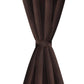 Gordijn Met Metalen Ringen Verduisterend 270X245 Bruin
