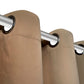 Gordijn Met Metalen Ringen Verduisterend 270X245 Crème