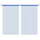 Draadgordijnen 100X250 Cm Blauw 2 St