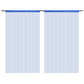 Draadgordijnen 140X250 Cm Blauw 2 St