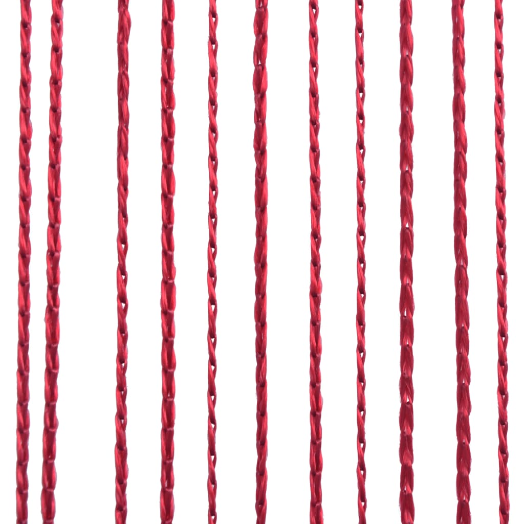 Draadgordijnen 140X250 Cm Wijnrood 2 St