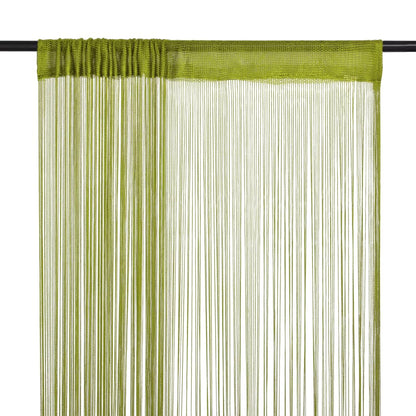 Draadgordijnen 140X250 Cm Groen 2 St