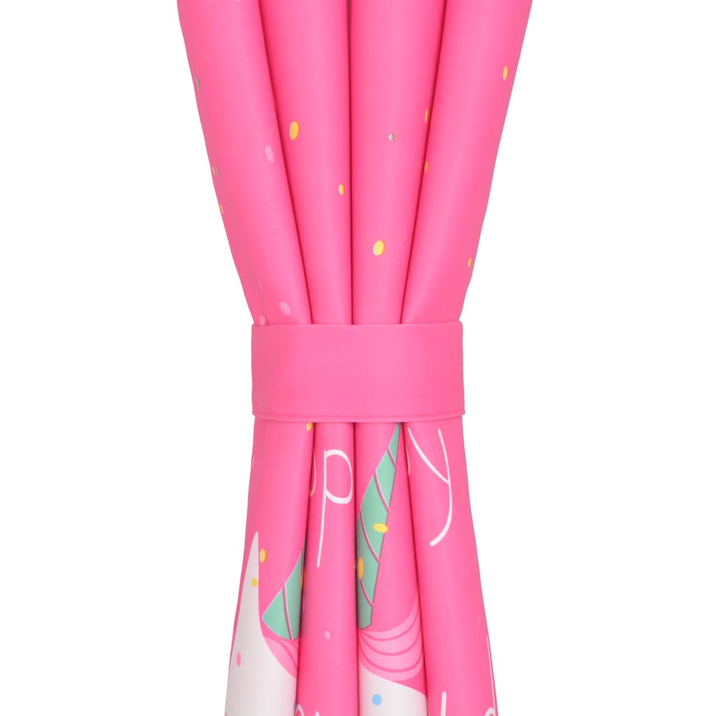 Kindergordijnen Verduisterend 140X240 Cm Roze 2 St