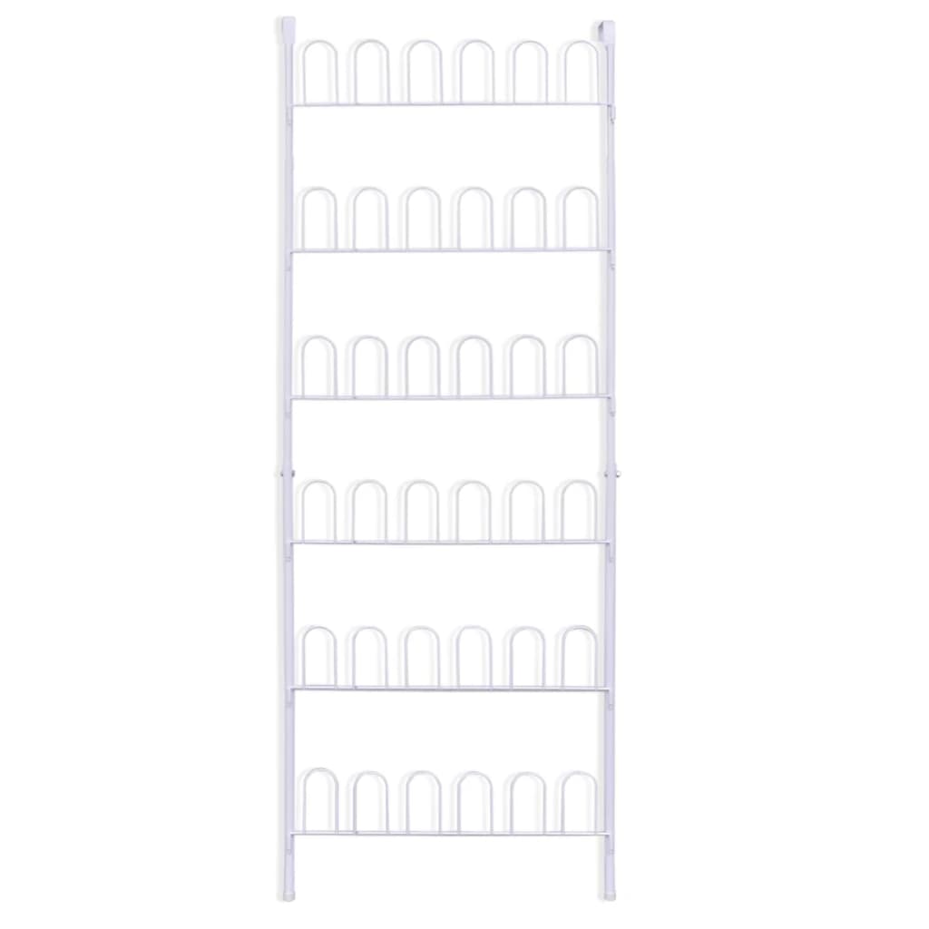 Schoenenrekken 18 Paar Wit Staal 2 St