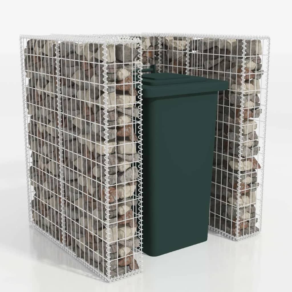 Schanskorf Enkele Vuilnisbak Ombouw 110X100X120 Cm Staal