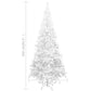 Kunstkerstboom Wit L 240 Cm