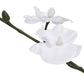 Kunst Orchidee Plant Met Pot 30 Cm Wit