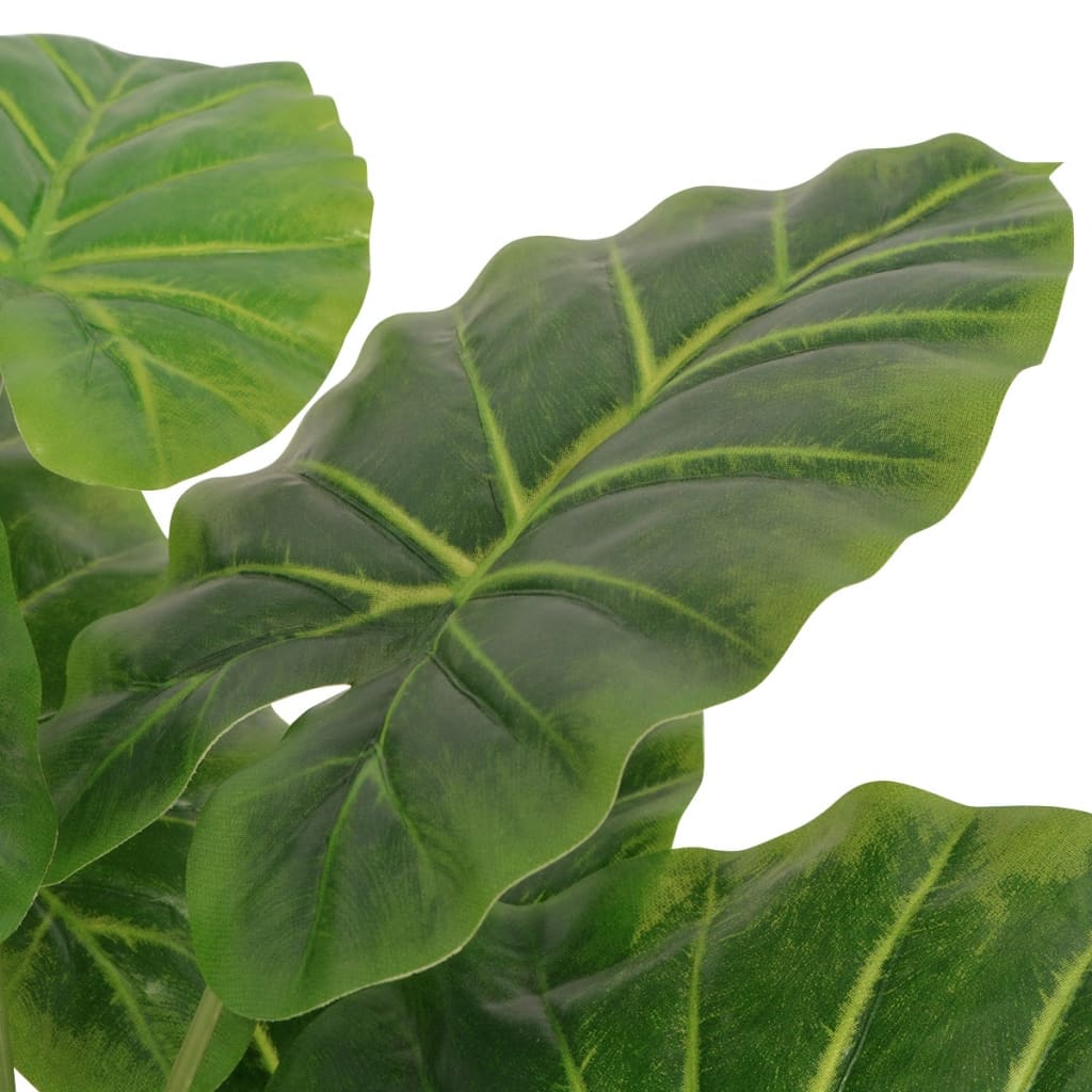 Kunst Taro Plant Met Pot 70 Cm Groen