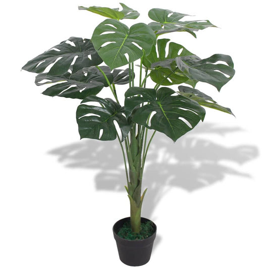 Kunst Monstera Plant Met Pot 70 Cm Groen