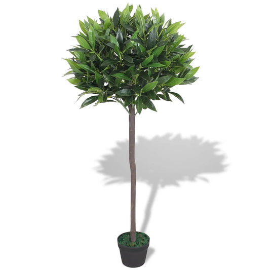 Kunst Laurierboom Plant Met Pot 125 Cm Groen