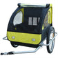 Kinderaanhangwagen Met Extra Aansluiting Geel 36 Kg