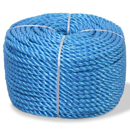 Touw Gedraaid 12 Mm 100 M Polypropyleen Blauw