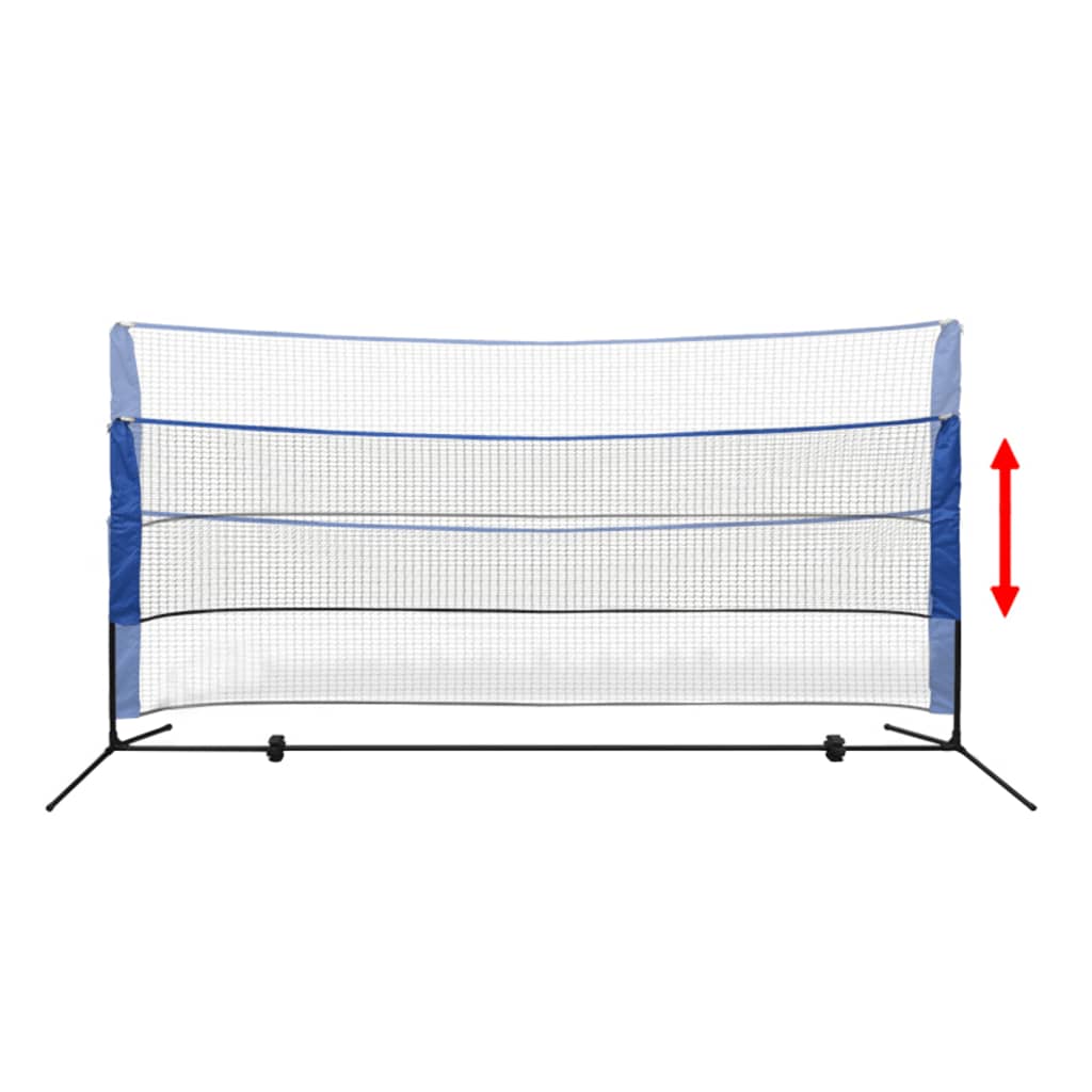 Badminton Net Met Shuttles 300X155 Cm