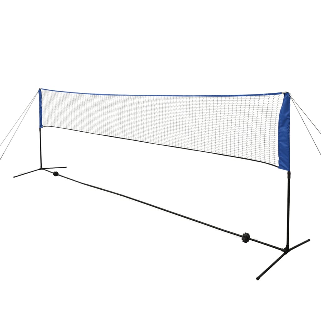 Badminton Net Met Shuttles 500X155 Cm