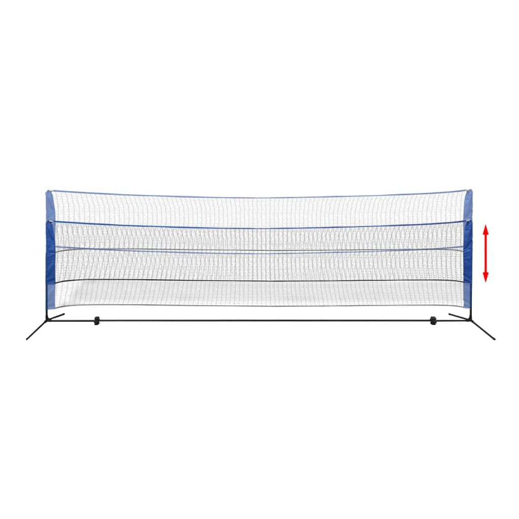 Badminton Net Met Shuttles 500X155 Cm