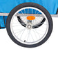 Fietskar Voor Kinderen 30 Kg Grijs En Blauw