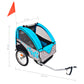 Fietskar Voor Kinderen 30 Kg Grijs En Blauw