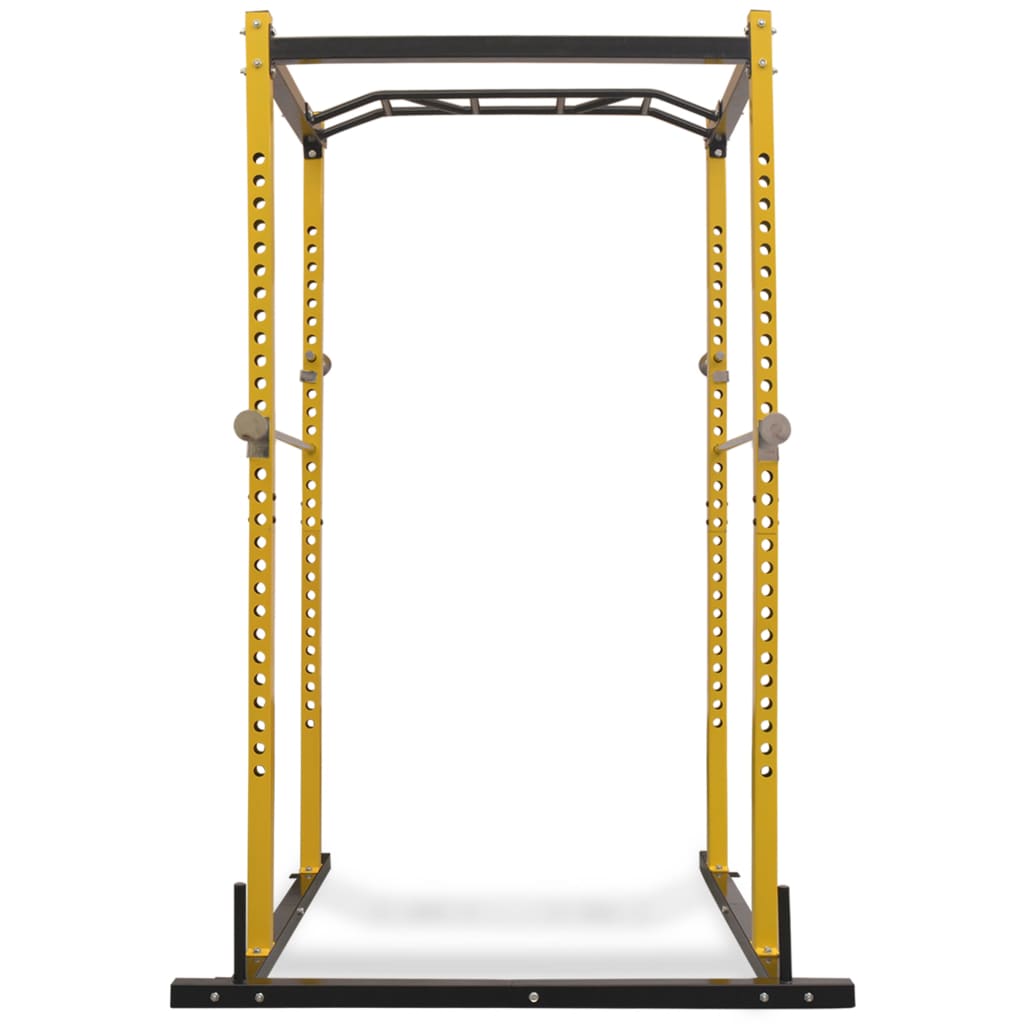 Fitnessapparaat 140X145X214 Cm Geel En Zwart