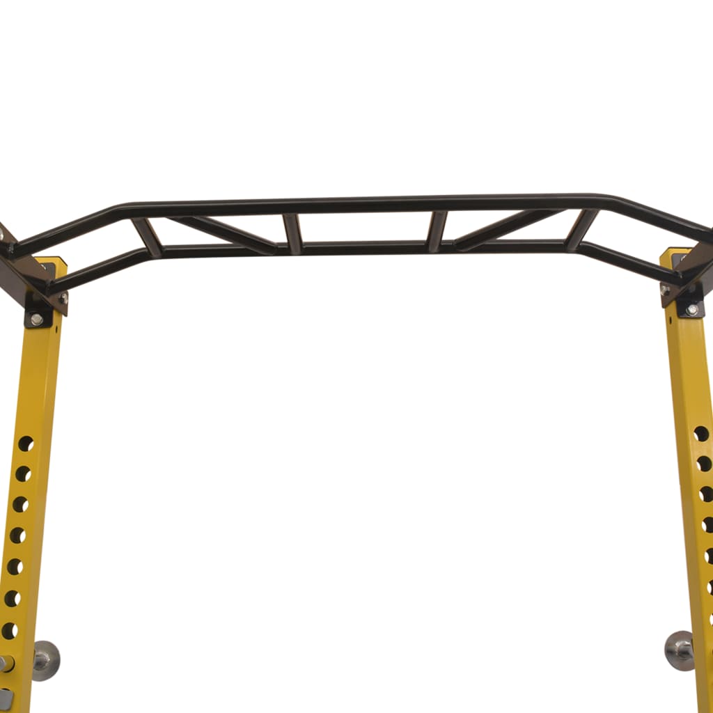Fitnessapparaat 140X145X214 Cm Geel En Zwart