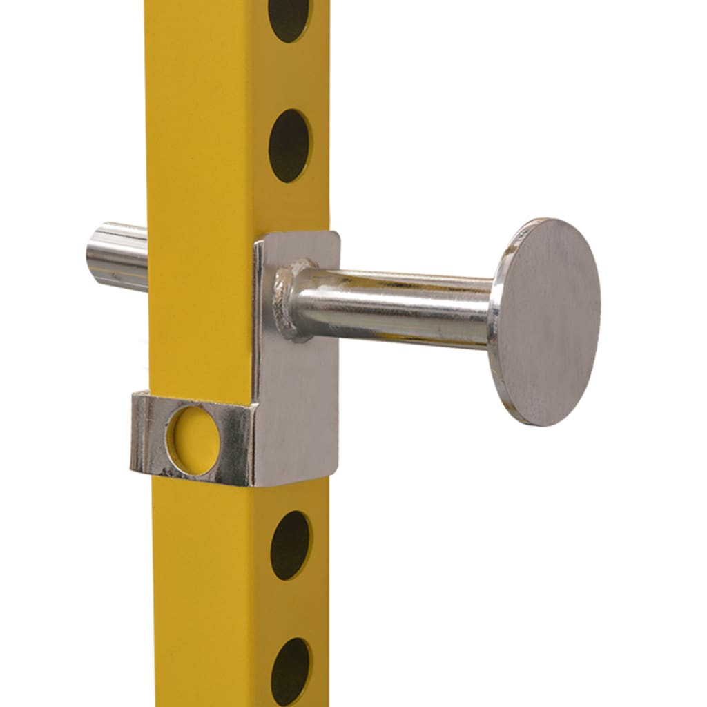 Fitnessapparaat 140X145X214 Cm Geel En Zwart