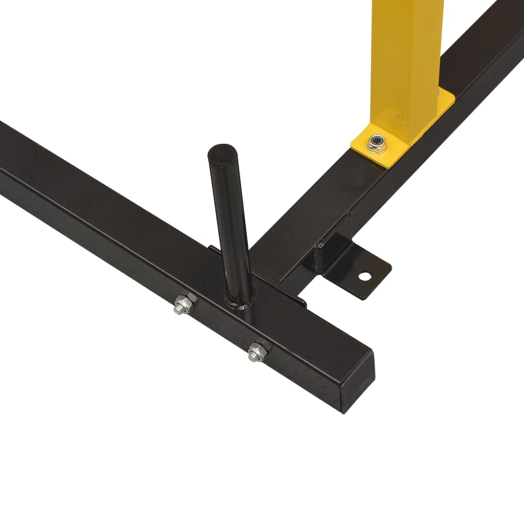 Fitnessapparaat 140X145X214 Cm Geel En Zwart