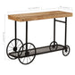 Wandtafel 115X36X76 Cm Massief Mangohout