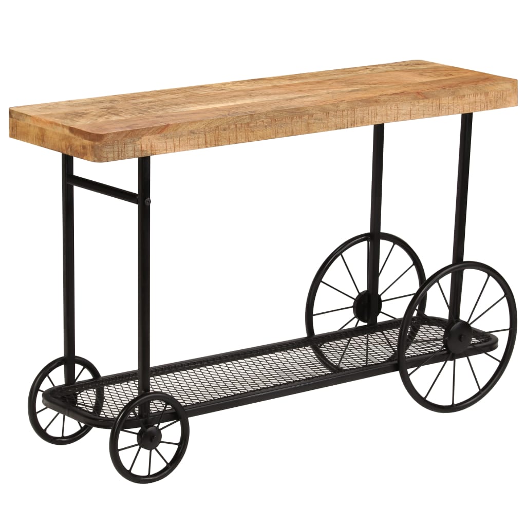 Wandtafel 115X36X76 Cm Massief Mangohout