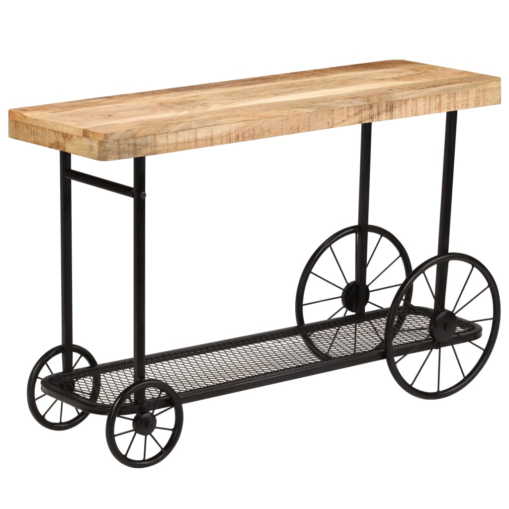 Wandtafel 115X36X76 Cm Massief Mangohout