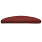 Trapmatten Zelfklevend 56X17X3 Cm Naaldvilt Rood 15 St