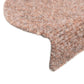 Trapmatten Zelfklevend 65X21X4 Cm Naaldvilt Bruin 15 St