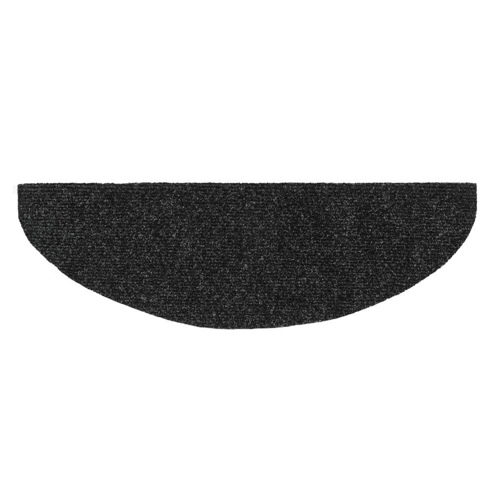 Trapmatten Zelfklevend 65X21X4 Cm Naaldvilt Donkergrijs 15 St