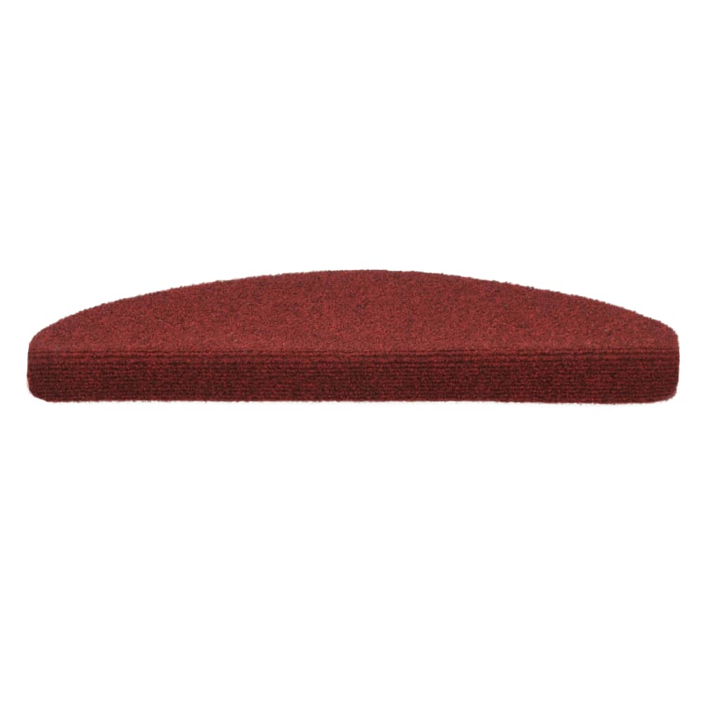 Trapmatten Zelfklevend 65X21X4 Cm Naaldvilt Rood 15 St