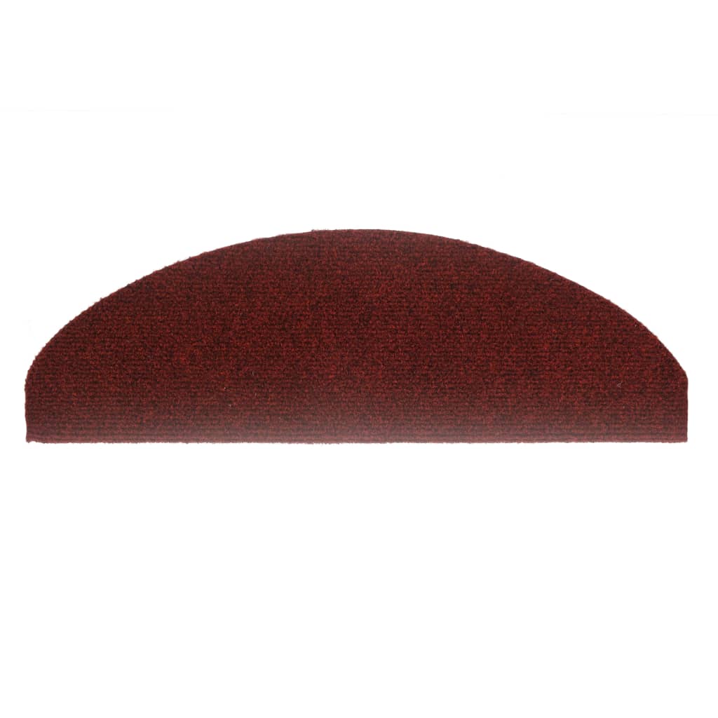 Trapmatten Zelfklevend 65X21X4 Cm Naaldvilt Rood 15 St