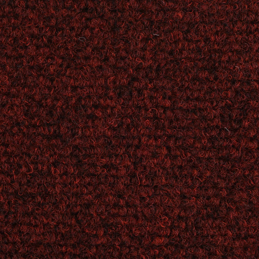Trapmatten Zelfklevend 65X21X4 Cm Naaldvilt Rood 15 St