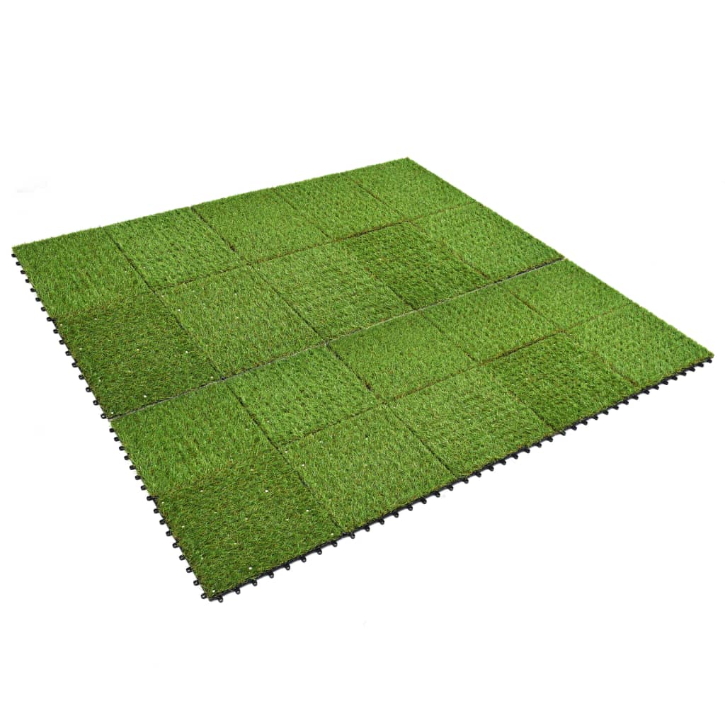 Kunstgrastegels 30X30 Cm Groen 20 St