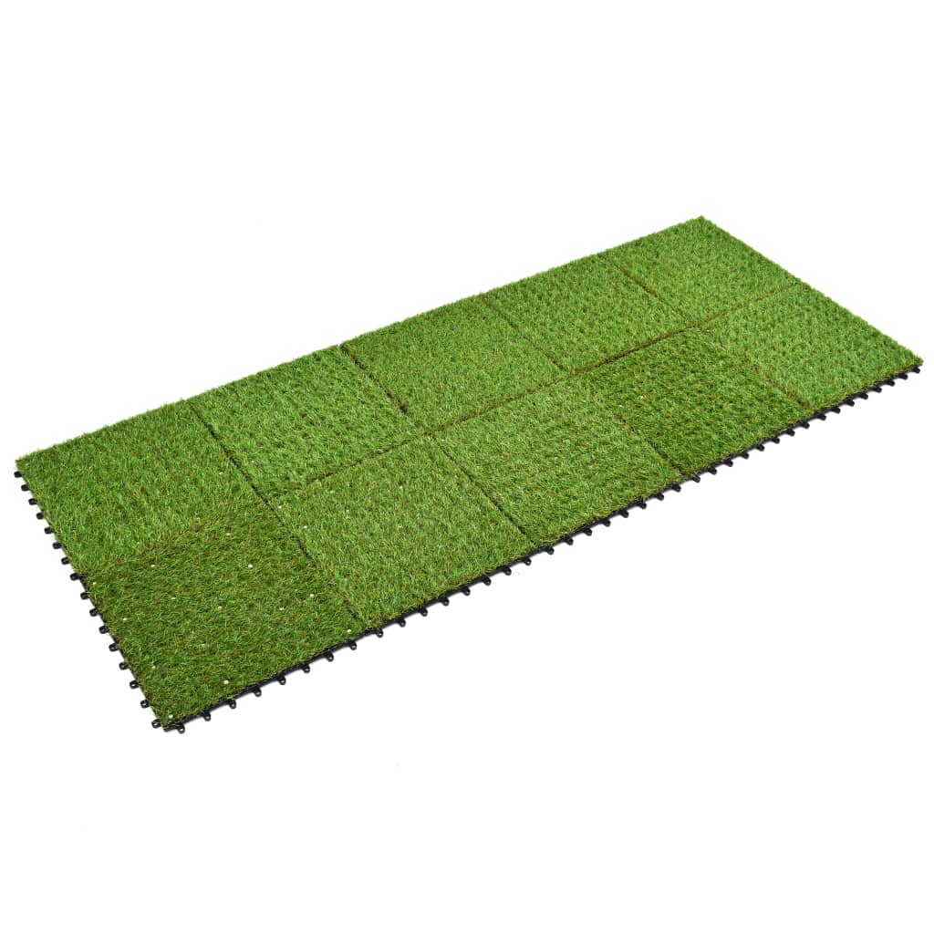 Kunstgrastegels 30X30 Cm Groen 10 St