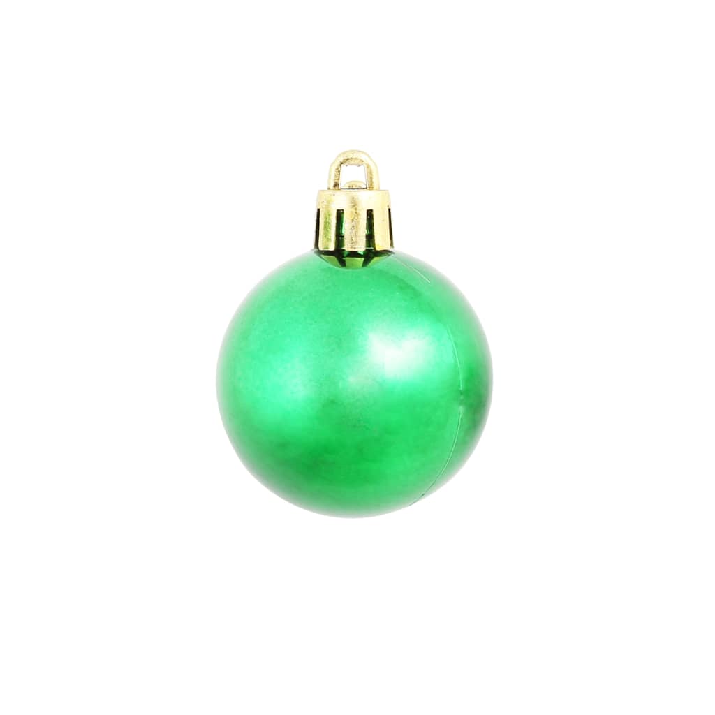 Kerstballen 100 St Rood/Goudkleurig/Groen