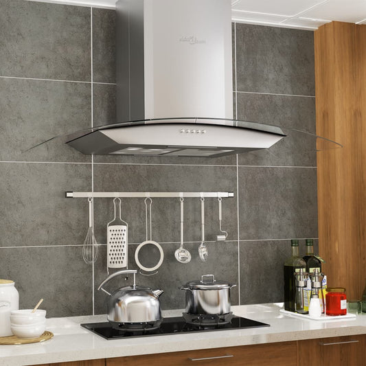 Wandafzuigkap 756 M³/U Led 90 Cm Roestvrij Staal
