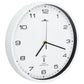 Wandklok Met Quartz Uurwerk Radiogestuurd 31 Cm Wit