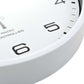Wandklok Met Quartz Uurwerk Radiogestuurd 31 Cm Wit
