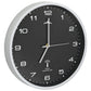 Wandklok Met Quartz Uurwerk Radiogestuurd 31 Cm Zwart