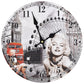 Wandklok Vintage Stijl Marilyn Monroe 30 Cm