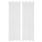 Glasgordijnen Warp-Gebreid 140X225 Cm Bladeren Wit 2 St