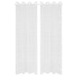 Glasgordijnen Warp-Gebreid 140X245 Cm Bladeren Wit 2 St