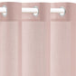Glasgordijnen Linnen-Look 140X175 Cm Roze 2 St