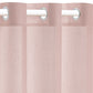 Glasgordijnen Linnen-Look 140X225 Cm Roze 2 St