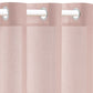 Glasgordijnen Linnen-Look 140X245 Cm Roze 2 St