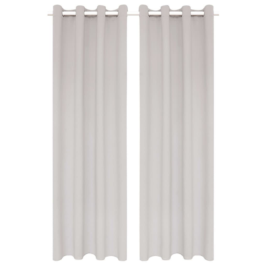 Gordijnen Verduisterend 140X175 Cm Beige 2 St